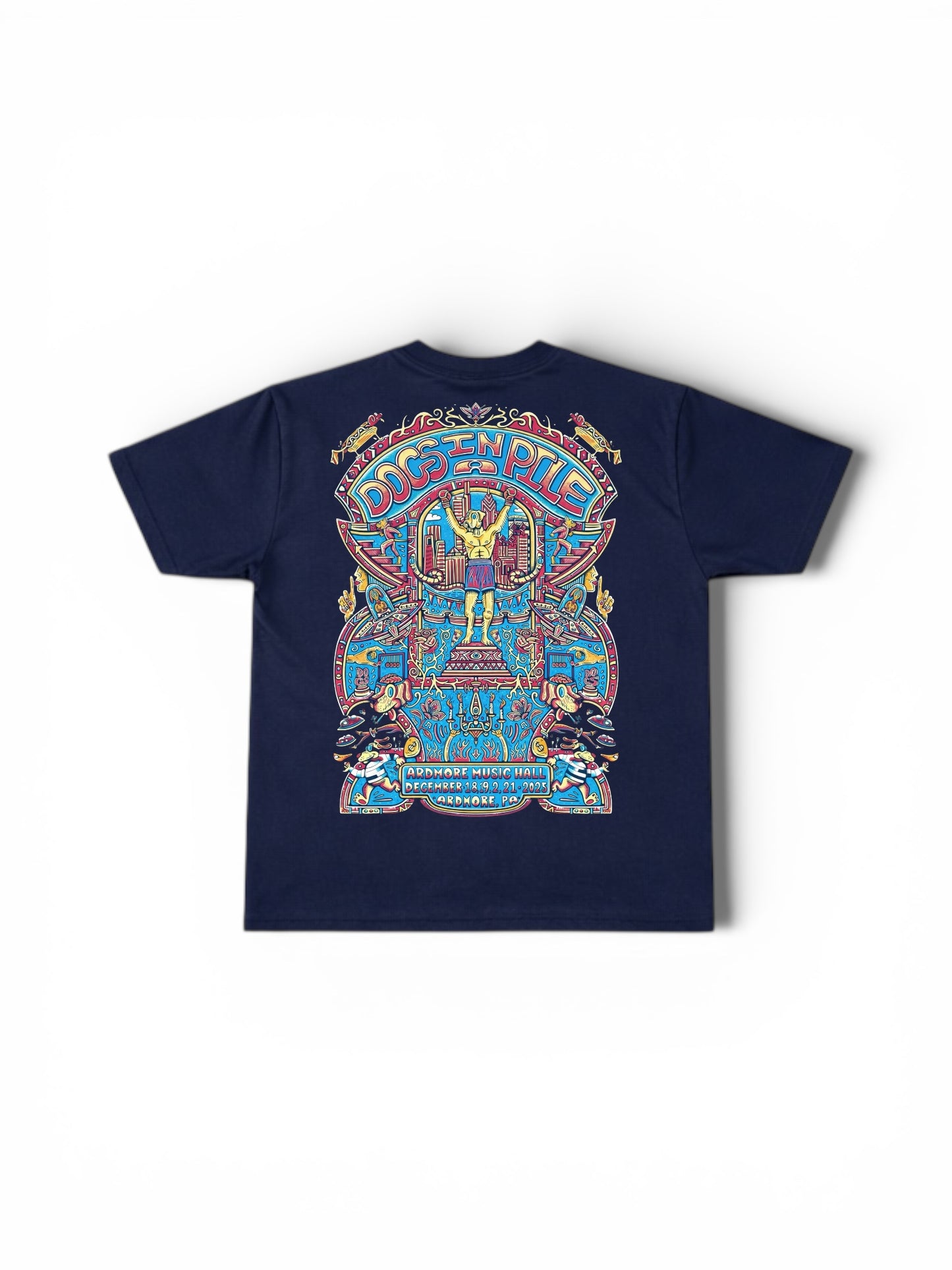 Blazed "Metropolis" Heavyweight Tee - Navy Blue