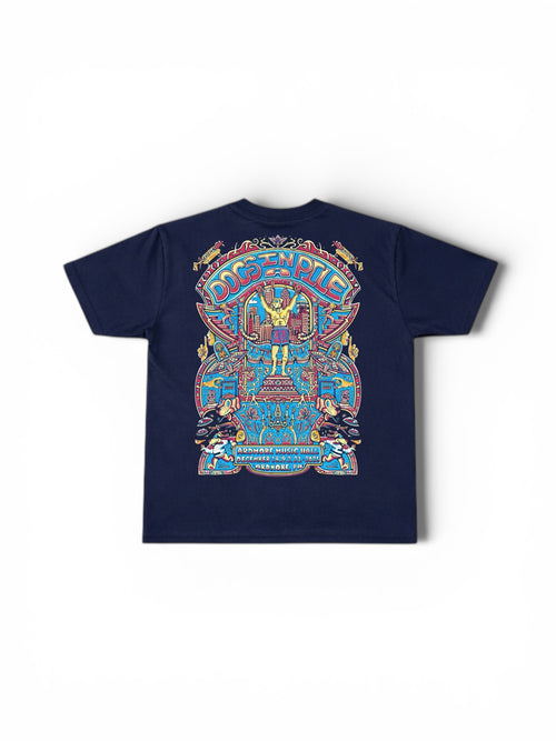 Blazed "Metropolis" Heavyweight Tee - Navy Blue