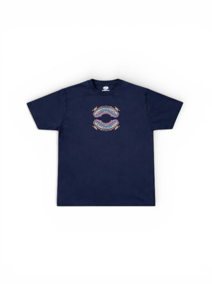 Blazed "Metropolis" Heavyweight Tee - Navy Blue